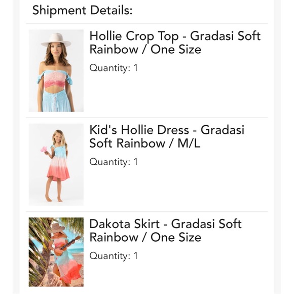 Tiare Hawaii Mommy and Me Matching Dresses in Gradasi Soft Rainbow - Picture 3 of 17